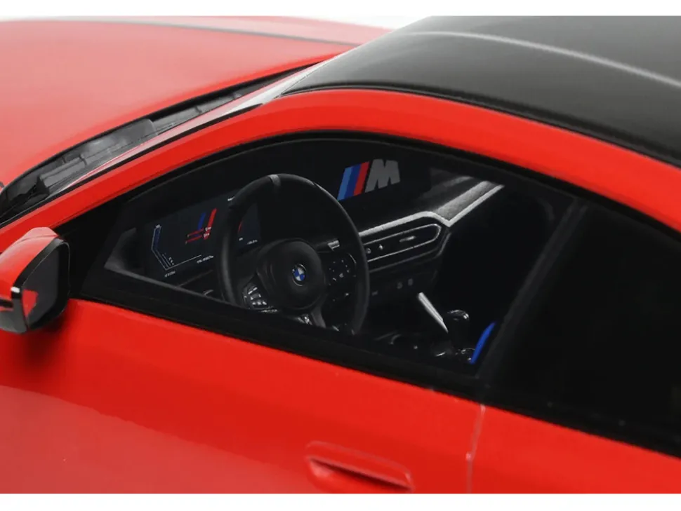 2023 AC Schnitzer ACS2 Sport (BMW M2) Toronto Red with Black Top 1/18 Model Car by GT Spirit