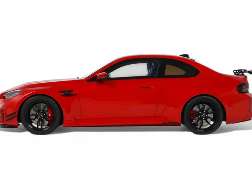 2023 AC Schnitzer ACS2 Sport (BMW M2) Toronto Red with Black Top 1/18 Model Car by GT Spirit