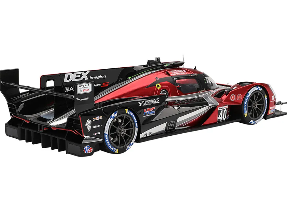 Acura ARX-06 GTP #40 Louis Deletraz - Colton Herta - Jordan Taylor "Wayne Taylor Racing with Andretti" Winner "12 Hours of Sebring" (2024) 1/18 Model Car by Top Speed