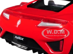 2018 Acura NSX Red Black Top 1/24 Diecast Model Car Maisto 31234