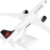 Airbus A220-300 Commercial Aircraft "Air Canada" (C-GROV) White with Black Tail (Snap-Fit) 1/100 Plastic Model by Skymarks