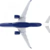 Airbus A220-300 Commercial Aircraft "JetBlue Airways" (N3044J) White with Blue Tail (Snap-Fit) 1/200 Plastic Model by Skymarks