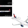 Airbus A321neo Commercial Aircraft "Delta Air Lines" (N502DX) White with Blue and Red Tail "Gemini 200" Series 1/200 Diecast Model Airplane by GeminiJets