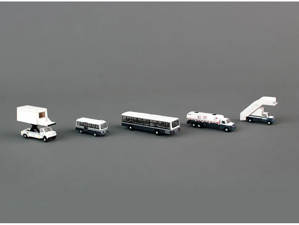 Airport Service Vehicles Set of 5 pieces Gemini 200 Series Diecast Models GeminiJets G2APS450