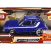 1974 AMC Gremlin X Blue White Stripes Roof Rack Forgotten Classics Series 1/24 Diecast Model Car Motormax 79045