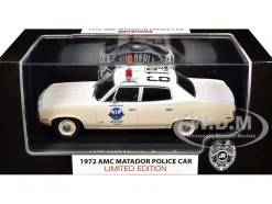 1972 AMC Matador Police Car "Phoenix Police Department" White and Beige 1/43 Diecast Model by Iconic Replicas