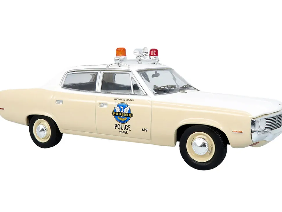 1972 AMC Matador Police Car "Phoenix Police Department" White and Beige 1/43 Diecast Model by Iconic Replicas