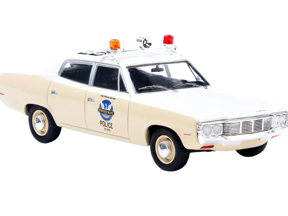 1972 AMC Matador Police Car "Phoenix Police Department" White and Beige 1/43 Diecast Model by Iconic Replicas