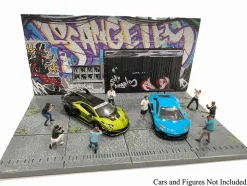 American Diorama X INK BMBRS - LA Graffiti Street Art Diorama for 1/64 Scale Models by American Diorama