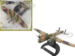 Armstrong Whitworth Whitley Mk V Bomber Aircraft No 102 Squadron RAF Driffield Royal Air Force 1940 Planes of World War II Series 1/144 Diecast Model Airplane Luppa LCM019