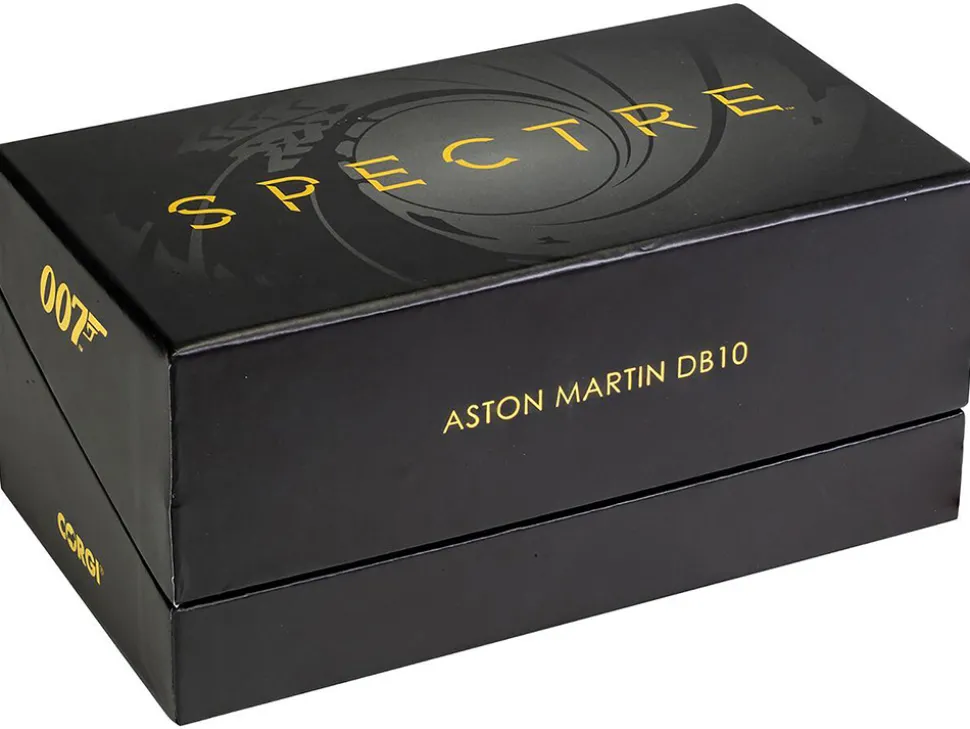 Aston Martin DB10 RHD (Right Hand Drive) Silver Metallic James Bond 007 "Spectre" (2015) Movie Diecast Model Car by Corgi