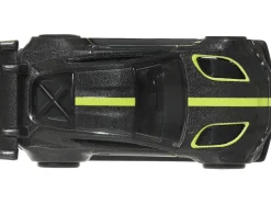 Aston Martin Vantage GTE Dark Gray Metallic with Lime Green Stripes