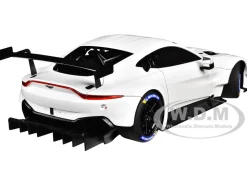 2018 Aston Martin Vantage GTE Le Mans PRO White Carbon Accents 1/18 Model Car Autoart 81806