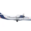 ATR 72-200 Commercial Aircraft "Cubana Airlines" (CU-T1548) White with Red and Blue Stripes 1/400 Diecast Model Airplane by GeminiJets