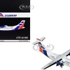 ATR 42-500 Commercial Aircraft "Cubana" (CU-T1240) White with Blue and Red Tail "Gemini 200" Series 1/200 Diecast Model Airplane by GeminiJets