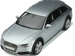 2019 Audi A6 C7 Allroad Floret Silver Metallic 1/18 Model Car GT Spirit GT354