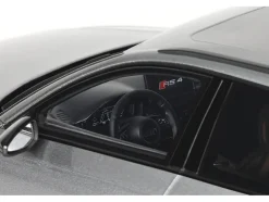Audi RS 4 Competition Gray Metallic 1/18 Model Car by GT Spirit