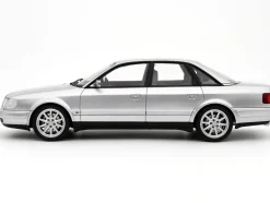Audi S4 (C4) 4.2 V8 Crystal Silver Metallic Limited Edition to 2000 pieces Worldwide 1/18 Model Car by Otto Mobile