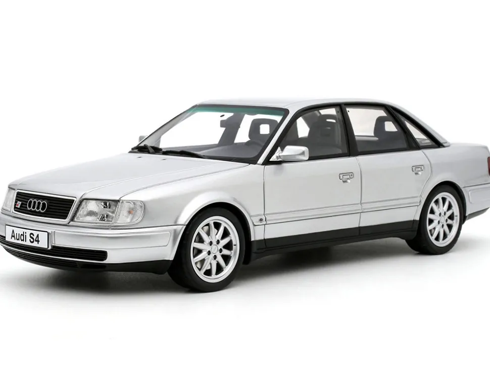 Audi S4 (C4) 4.2 V8 Crystal Silver Metallic Limited Edition to 2000 pieces Worldwide 1/18 Model Car by Otto Mobile