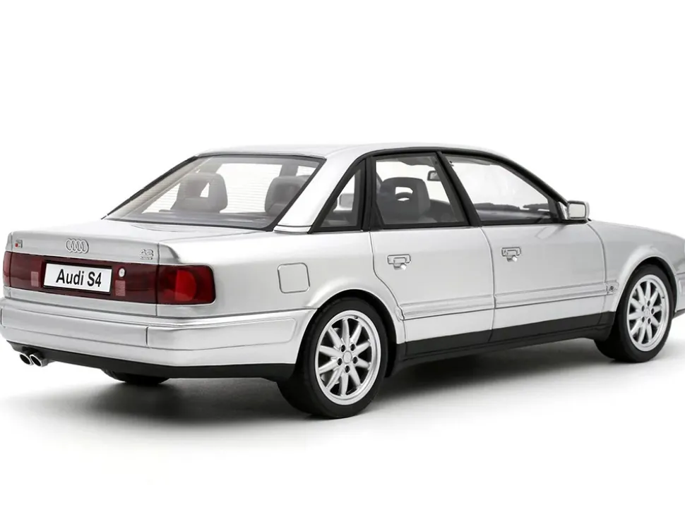 Audi S4 (C4) 4.2 V8 Crystal Silver Metallic Limited Edition to 2000 pieces Worldwide 1/18 Model Car by Otto Mobile