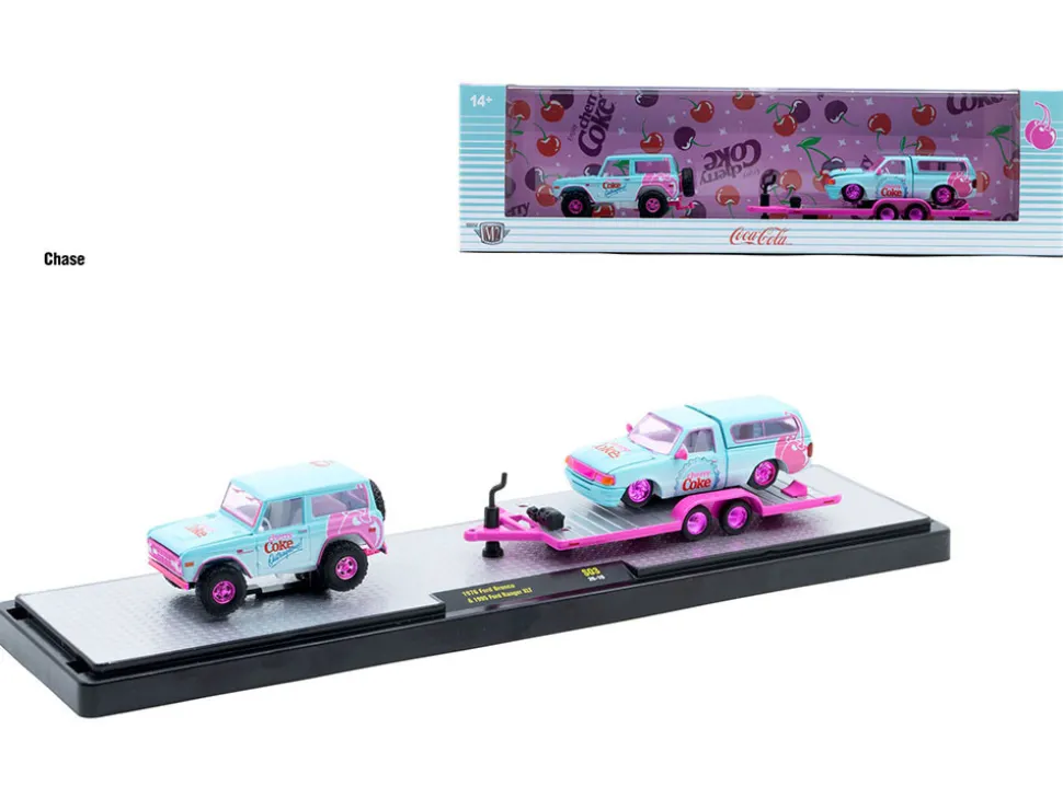 Auto Haulers "Coca-Cola" Set of 3 pieces Release S03 Limited Edition to 4800 pieces Worldwide 1/64 Diecast Models by M2 Machines
