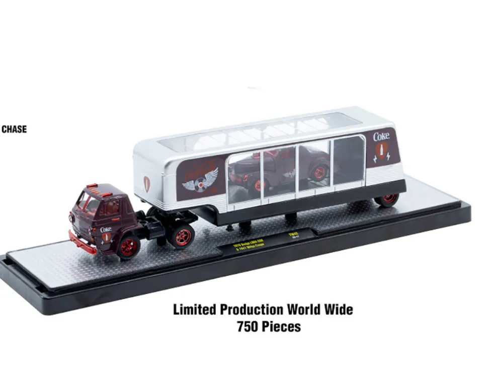 Auto Haulers "Coca-Cola" Set of 3 pieces Release 42 Limited Edition to 8200 pieces Worldwide 1/64 Diecast Models by M2 Machines
