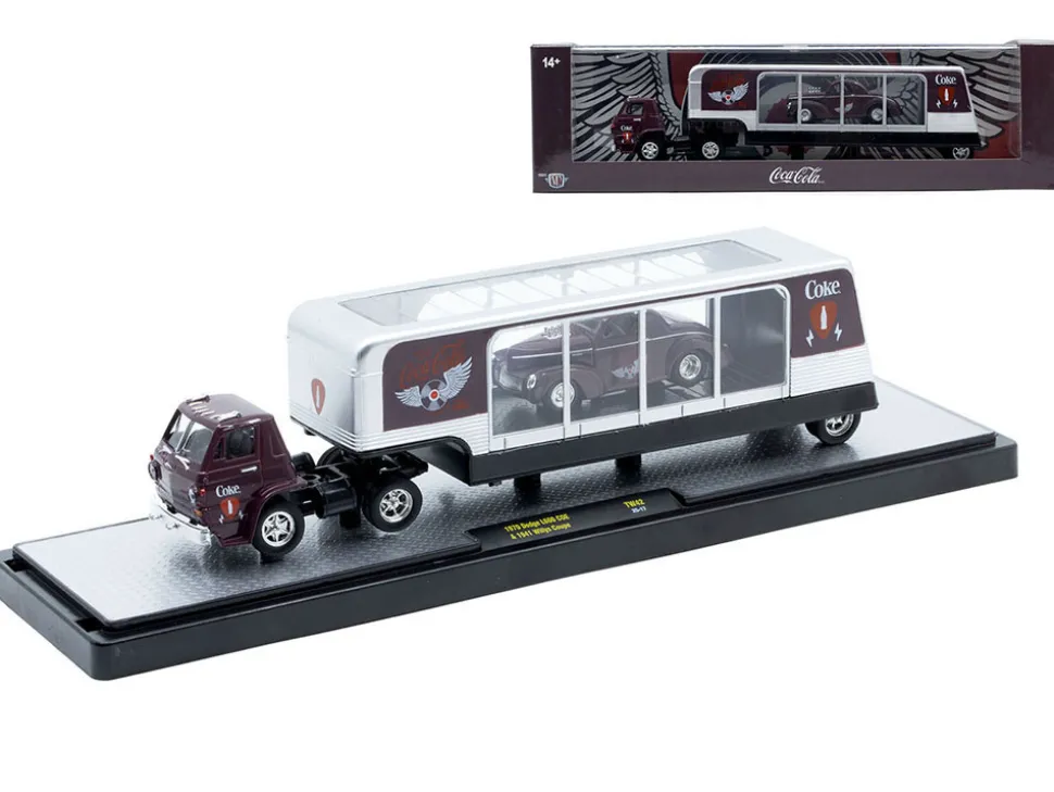 Auto Haulers "Coca-Cola" Set of 3 pieces Release 42 Limited Edition to 8200 pieces Worldwide 1/64 Diecast Models by M2 Machines