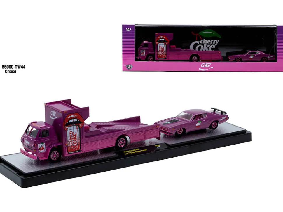 Auto Haulers "Soda" Set of 3 pieces Release 44 Limited Edition to 5750 pieces Worldwide 1/64 Diecast Models by M2 Machines