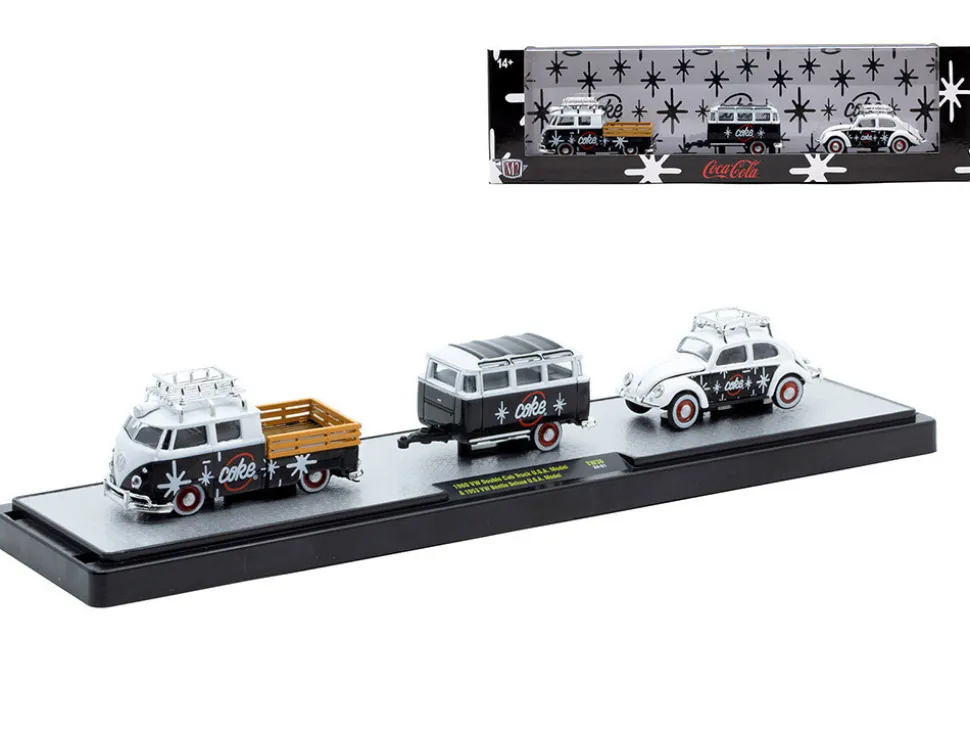 Auto Haulers "Soda" Set of 3 pieces Release 36 Limited Edition to 8000 pieces Worldwide 1/64 Diecast Models by M2 Machines