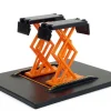 Automotive Double Scissor Lift Black and Orange "Double Scissor Lifts" Series 2 1/64 Diecast Model by Greenlight