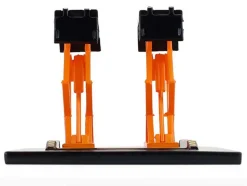 Automotive Double Scissor Lift Black and Orange