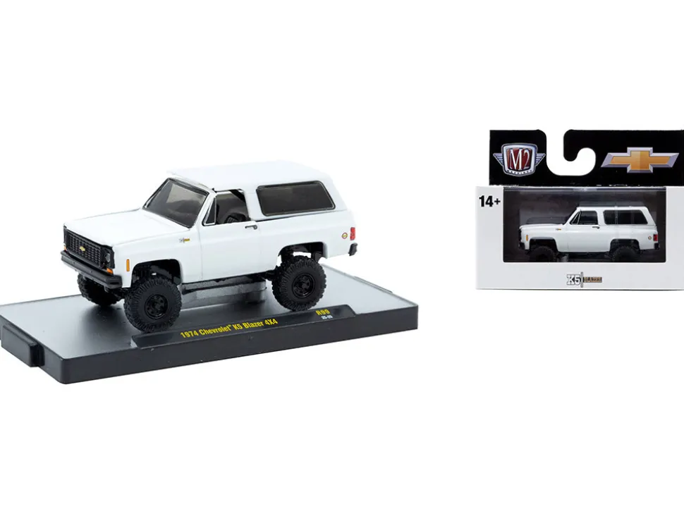 Auto-Thentics 6 piece Set Release 99 IN DISPLAY CASES Limited Edition 1/64 Diecast Model Cars by M2 Machines