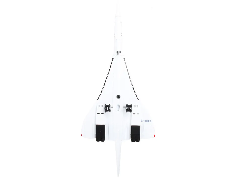 BAC Concorde Passenger Aircraft British Airways 1/350 Diecast Model Airplane Postage Stamp PS5800-2