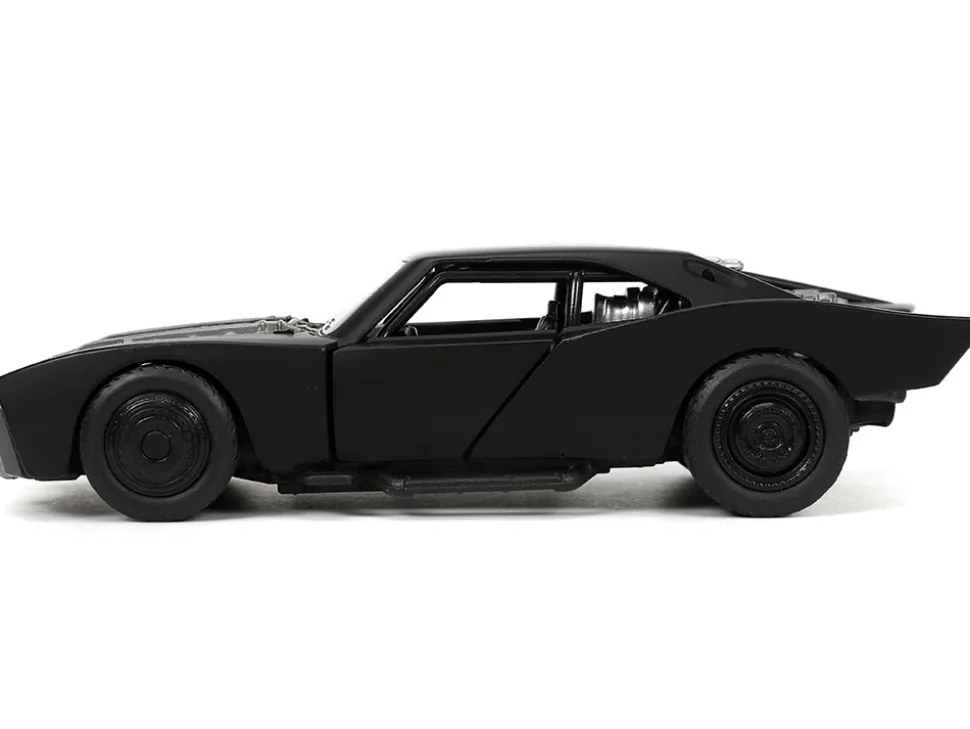 Batmobile Matt Black Batman Diecast Figurine The Batman 2022 Movie DC Comics 1/32 Diecast Model Car Jada 32042
