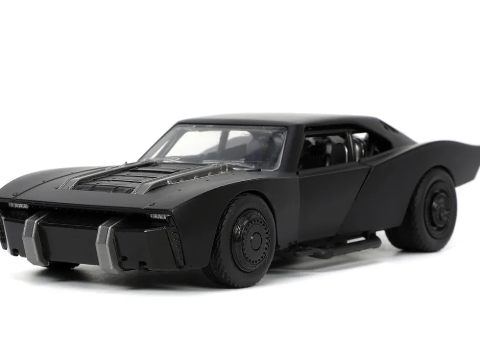 Batmobile Matt Black Batman Diecast Figurine The Batman 2022 Movie DC Comics 1/32 Diecast Model Car Jada 32042