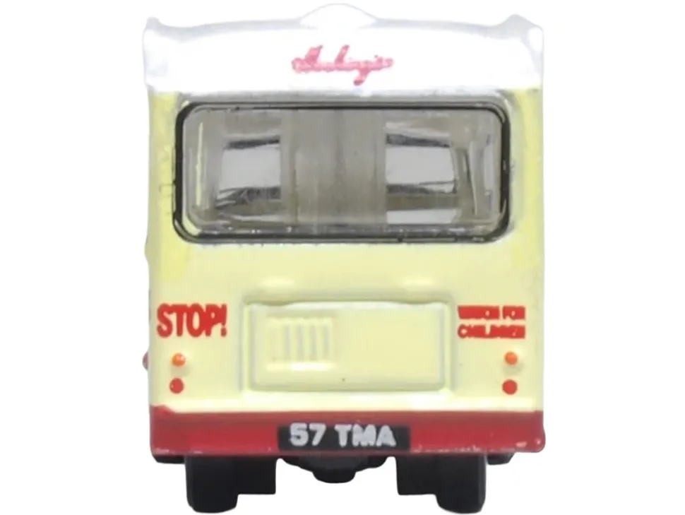 Bedford CA Ice Cream Van "Hockings Dairy Cream Ice" Cream with White Top 1/148 (N) Scale Diecast Model Car by Oxford Diecast