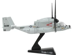 Bell Boeing CMV 22B Osprey Aircraft United States Navy Air Force 1/150 Diecast Model Airplane Postage Stamp PS5378-3