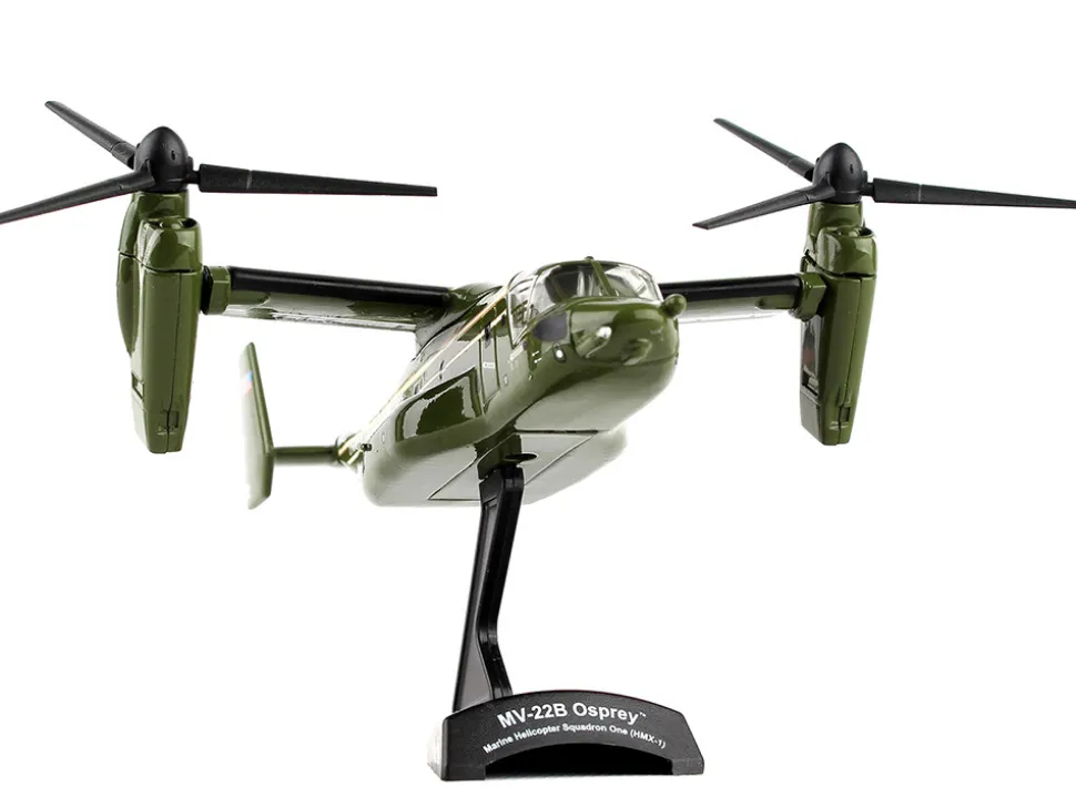 Bell Boeing MV 22B Osprey Marine Helicopter Squadron One HMX 1 United States Marine Corps 1/150 Diecast Model Postage Stamp PS5378-2