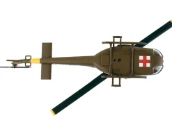 Bell UH 1 Iroquois Huey Helicopter MEDEVAC United States Army 1/87 (HO) Diecast Model Postage Stamp PS5601-2
