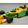 Benetton B192 #20 Martin Brundle 3rd Place Formula One F1 "British GP" (1992) "Mythos Series" with Display Case Limited Edition to 40 pieces Worldwide 1/18 Model Car by Tecnomodel