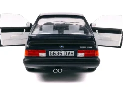 1984 BMW 635 CSI (E24) Macau Blue Metallic with White Interior 1/18 Diecast Model Car by Solido