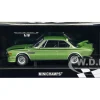 1973 BMW 3.0 CSL Green Metallic with Black Stripes Limited Edition 450 pieces Worldwide 1/18 Diecast Model Car Minichamps 155028132