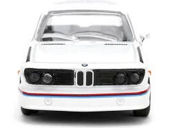 1975 BMW 3.0 CSL White with Red and Blue Stripes