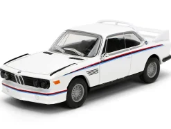 1975 BMW 3.0 CSL White with Red and Blue Stripes