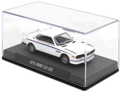 1975 BMW 3.0 CSL White with Red and Blue Stripes