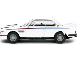 1975 BMW 3.0 CSL White with Red and Blue Stripes