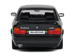 1994 BMW E34 Alpina B10 BiTurbo Black Metallic with Green Graphics 1/43 Diecast Model Car by Solido