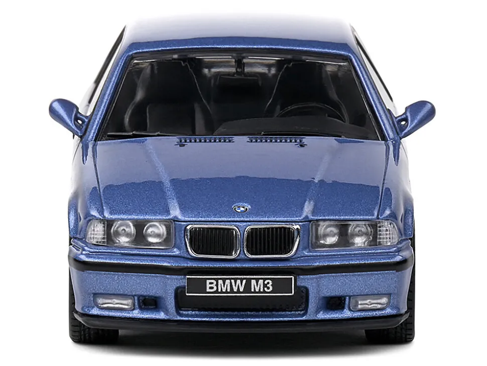 1999 BMW E36 M3 Coupe Estoril Blue Metallic 1/43 Diecast Model Car by Solido