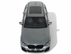 2023 BMW 530E XDrive M Silver Metallic 1/18 Model Car by GT Spirit
