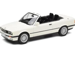 1991 BMW 325i Cabriolet Alpine White 1/18 Diecast Model Car by Norev